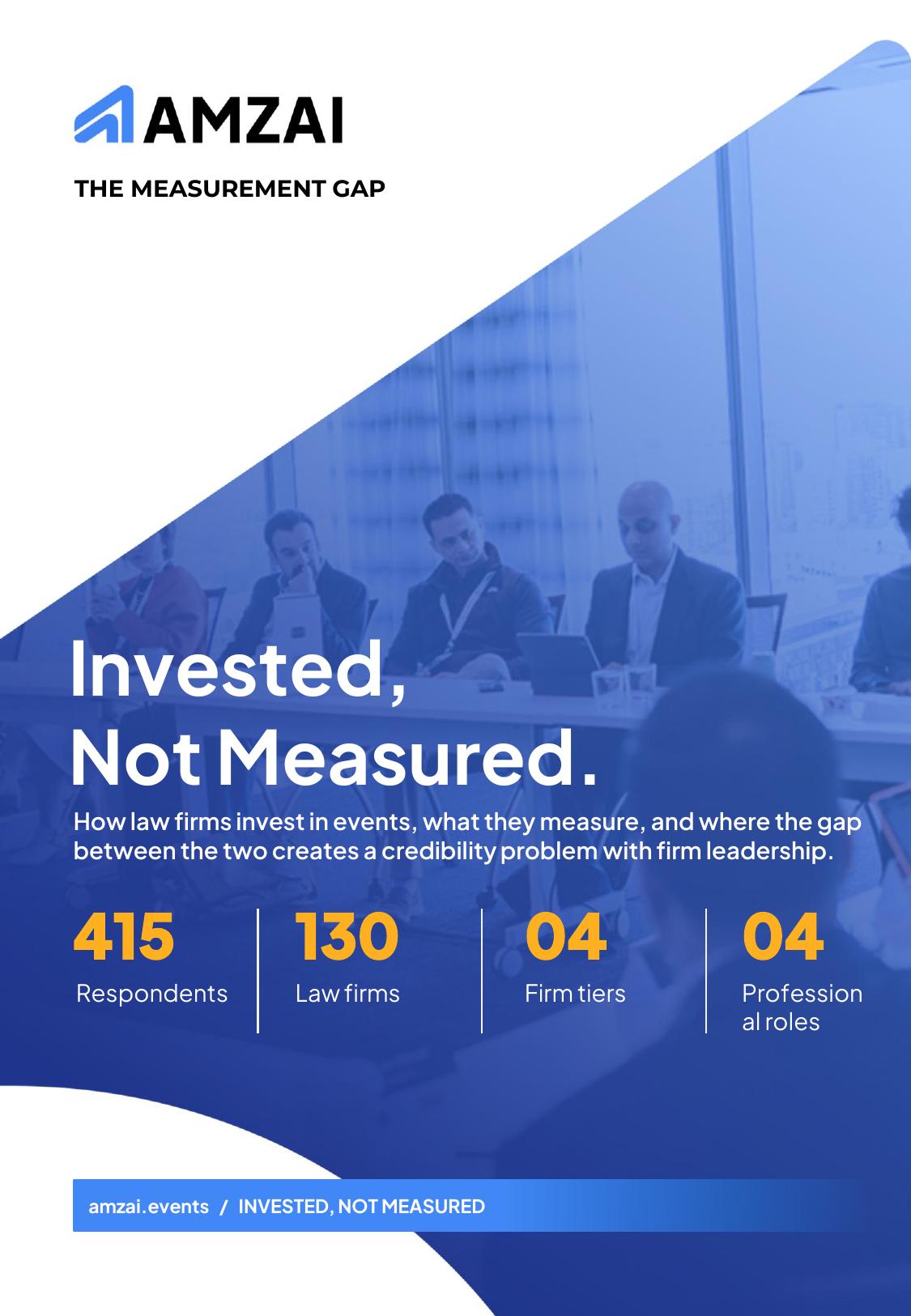 Cover of the Amzai research report Invested, Not Measured